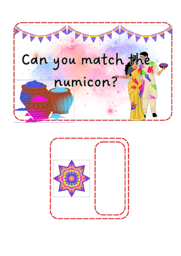 Holi - Numicon matching