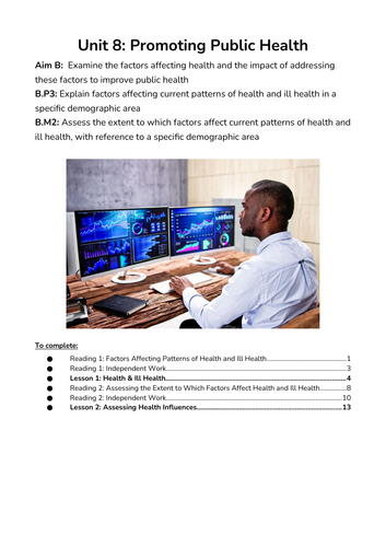 BTEC National - Health and Social Care - Unit 8 - Aims A and B ...