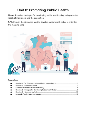 BTEC National - Health and Social Care - Unit 8 - Aims A and B ...