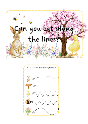 Spring - Scissor skills