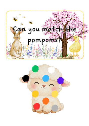 Spring - pompom match