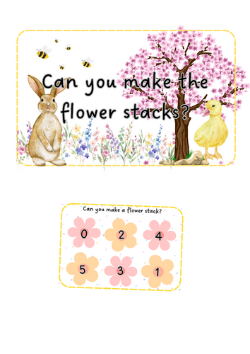 Spring - Flower stacks