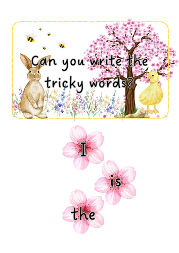 Spring - Tricky Words