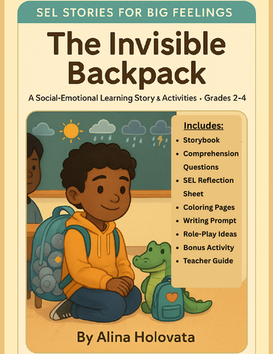 Anxiety & Asking for Help SEL Story + Activities | The Invisible ...