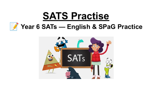Year 6 SATs English & SPaG Practice Questions + Answers | Teaching ...
