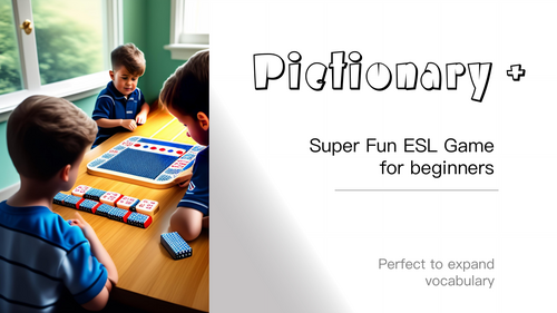 ESL Pictionary Domino Cards | Teaching Resources