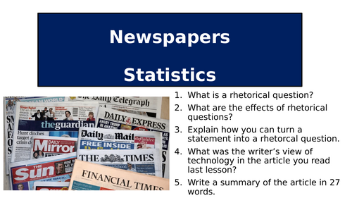 Newspapers - Statistics