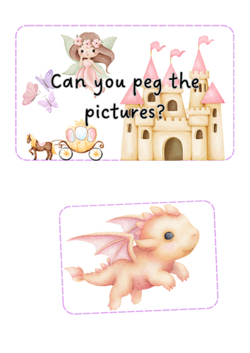 Fairytales - peg the pictures