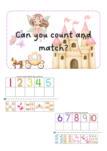 Fairytales - Count and match