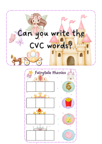 Fairytales - CVC writing