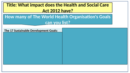 AAQ Level 3 BTEC Health and Social Care Unit 5 | Teaching Resources
