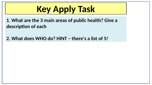AAQ Level 3 BTEC Health and Social Care Unit 5 | Teaching Resources