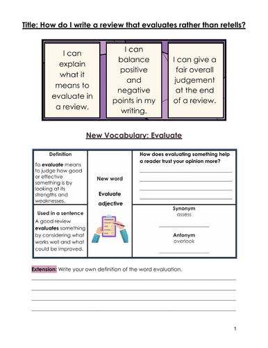 GCSE English Language – Transactional Writing: Review | Teaching Resources