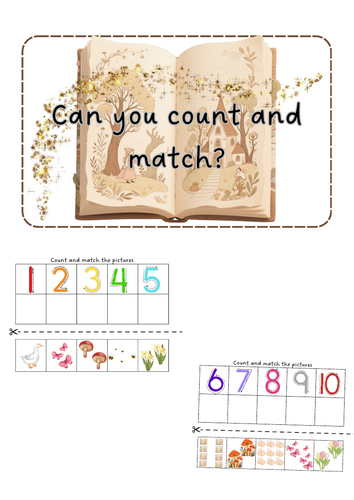 Traditional Tales - Count and match