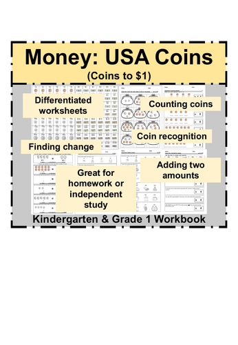 Money Math Made Easy: Coin Recognition Counting Adding Subtracting to ...