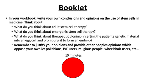 AQA GCSE Biology - B2 - Cauliflower Cloning