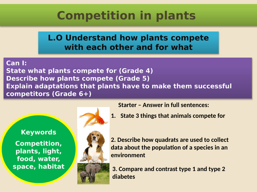 GCSE AQA B15 Adaptation and interdependence ppts, exam questions and ...
