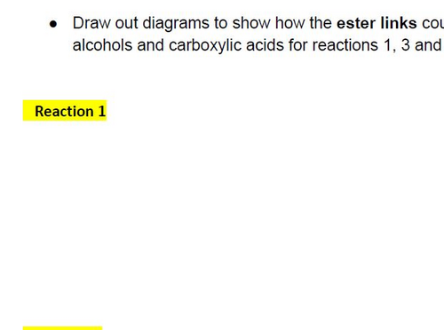 Organic Chemistry Booklet IGCSE Chemistry Edexcel {9-1} | Teaching ...