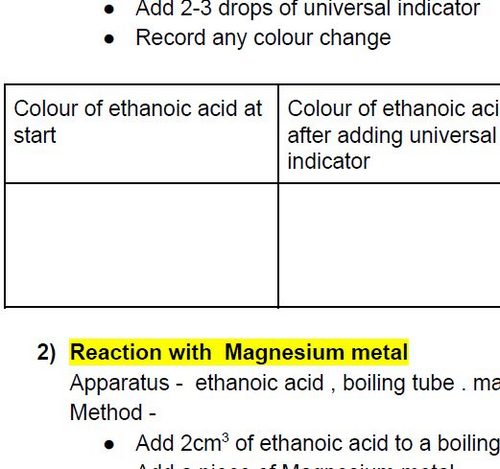 Organic Chemistry Booklet IGCSE Chemistry Edexcel {9-1} | Teaching ...