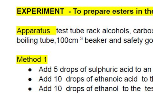 Organic Chemistry Booklet IGCSE Chemistry Edexcel {9-1} | Teaching ...