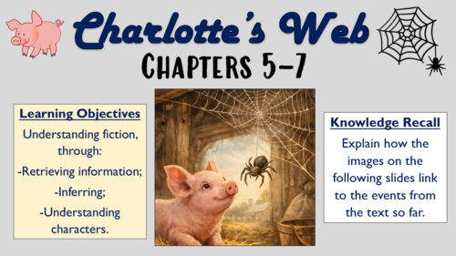 Charlotte's Web - Chapters 5-7 - Meeting Charlotte!
