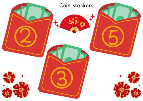 Lunar New Year coin stackers