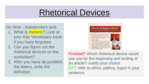 KS3 A Travel Writing Unit | Teaching Resources