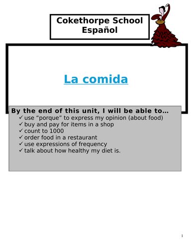 Spanish KS3 - work booklets with support vocabulary - all topics ...