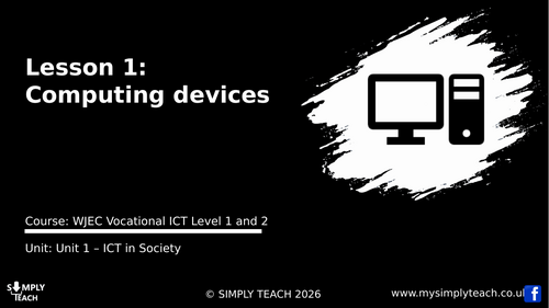WJEC Voc IT - L1: Computing devices (SAMPLE)
