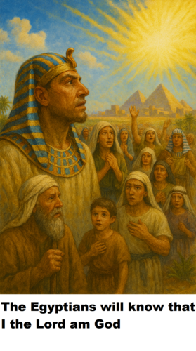 0064 BIBLE VISUAL REGISTER EXODUS 7 GOD TELLS MOSES HOW IT WILL GO WITH ...