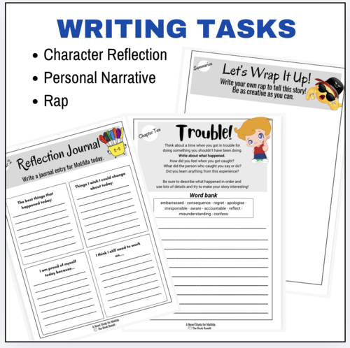 MATILDA based on the story by Roald Dahl NOVEL STUDY | Teaching Resources