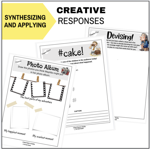 MATILDA based on the story by Roald Dahl NOVEL STUDY | Teaching Resources