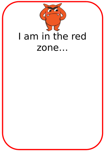 Zones of Regulation Area resource pack | Teaching Resources