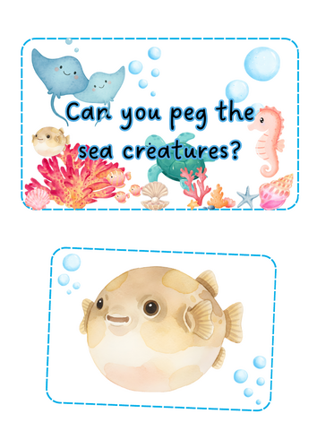 Under the Sea - Peg the Pictures