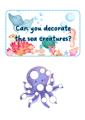 Under the Sea - Loose Part Pictures