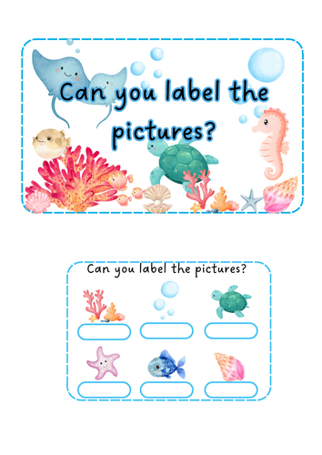 Under the Sea - Label Pictures