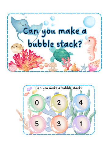 Under the Sea - Bubble Number Stacks