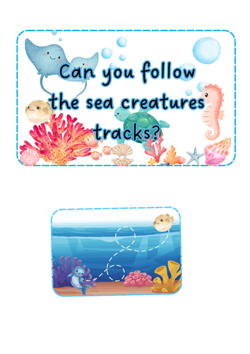 Under the Sea - Sea Creature Tracks
