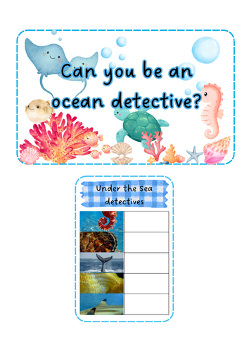 Under the Sea - Ocean Detectives