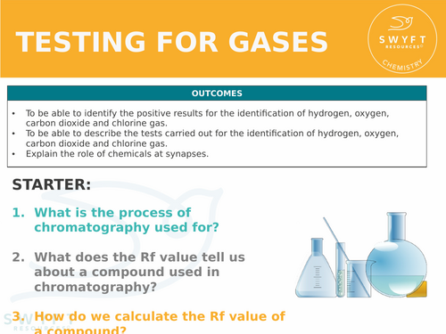 NEW WJEC (2026) GCSE Science - Testing for gases | Teaching Resources