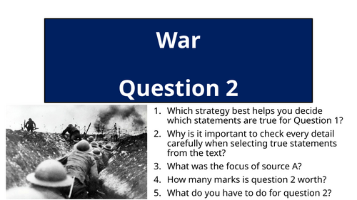 AQA English Language Paper 2 Question 2 - War