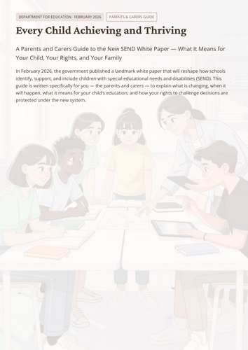 Parents guide to the new SEND white paper | Teaching Resources