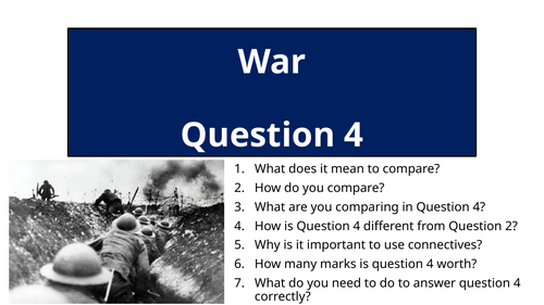 AQA English Language Paper 2 Question 4 - War