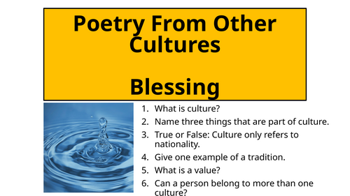 Blessing by Imtiaz Dharker