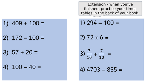 Daily arithmetic questions Year 5 | Teaching Resources