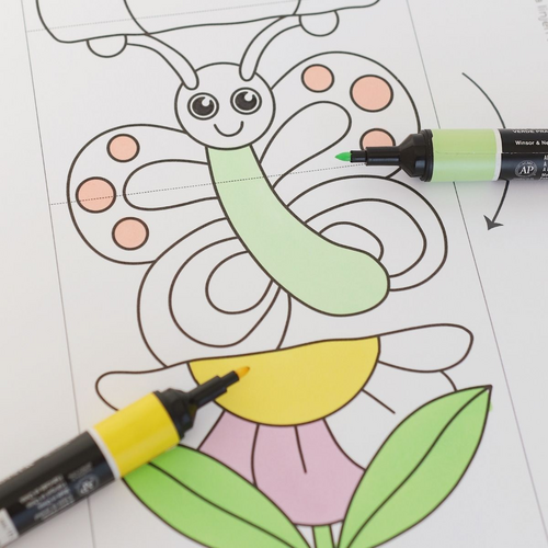 Surprise Spring Flowers - Printable Craft for Kids | Teaching Resources