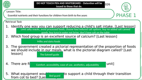R058 OCR Cambridge Nationals Child Development | Teaching Resources