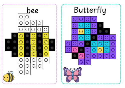 spring themed multi link picutes
