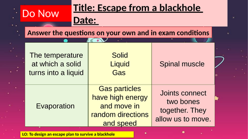 British Science week Year 7-9 2026 Curiosity | Teaching Resources