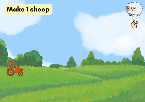 Farm playdough mats for EYFS